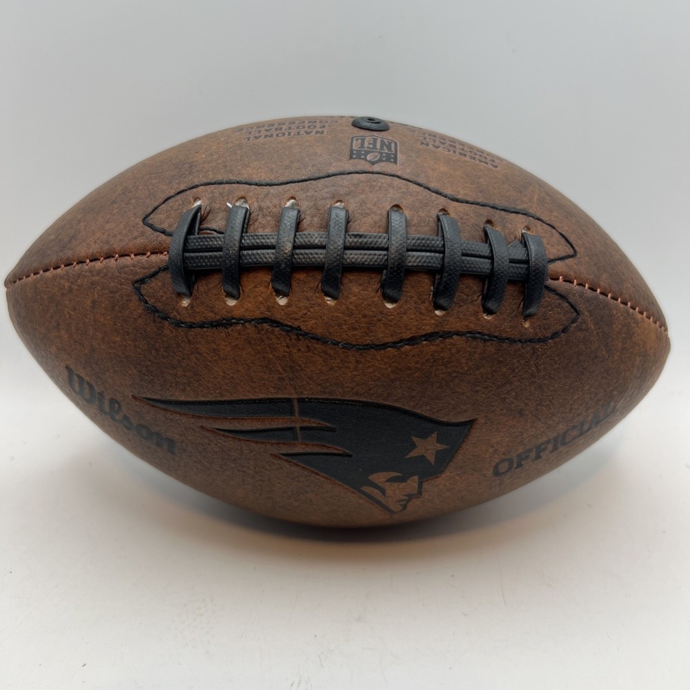 New England Patriots Vintage Throwback Mini 9" Football by Wilson